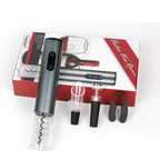 Kit Sacacorchos Recargable Luxury Accesorios Caja De Regalo