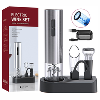 Thumbnail for Sacacorchos Eléctrico Recargable Con Botón Y Accesorios