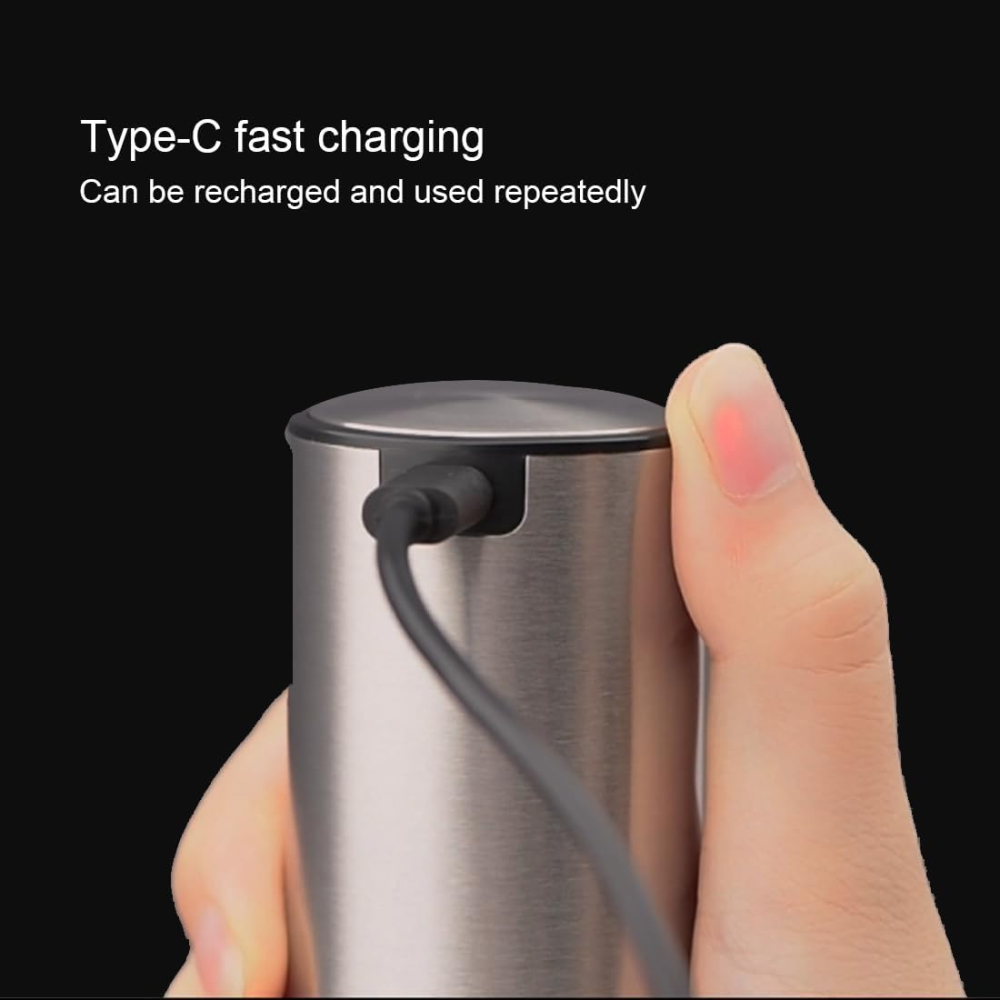 Sacacorchos Eléctrico Recargable Con Botón Y Accesorios