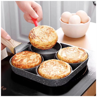 Thumbnail for Sartén De 4 Puestos Para Huevos Arepas Antiadherente