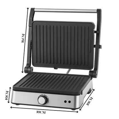 🔥Asador Plancha Parrilla Electrica Doble 2200w Antiadherente🌡️