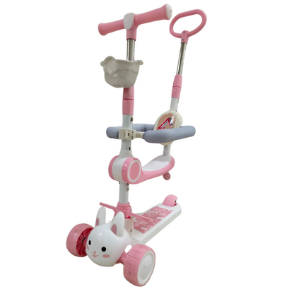 Scooter Ajustable Musical Para Niños Con Luces Led Jlbaby