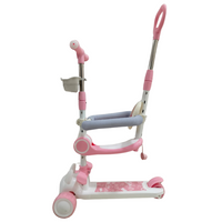 Thumbnail for Scooter Ajustable Musical Para Niños Con Luces Led Jlbaby