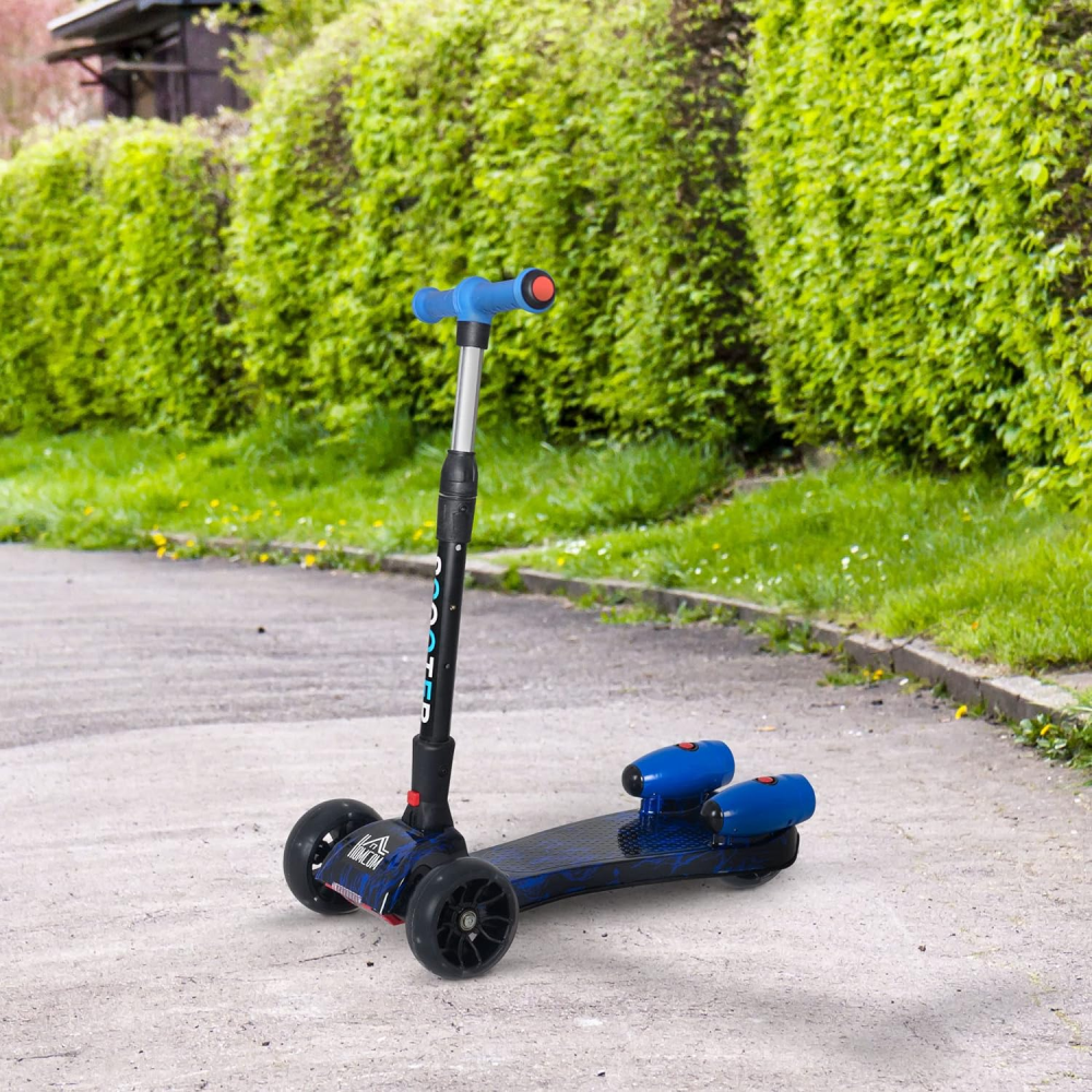 Patineta Scooter Con Humo Para Niños Bluetooth Luces Led