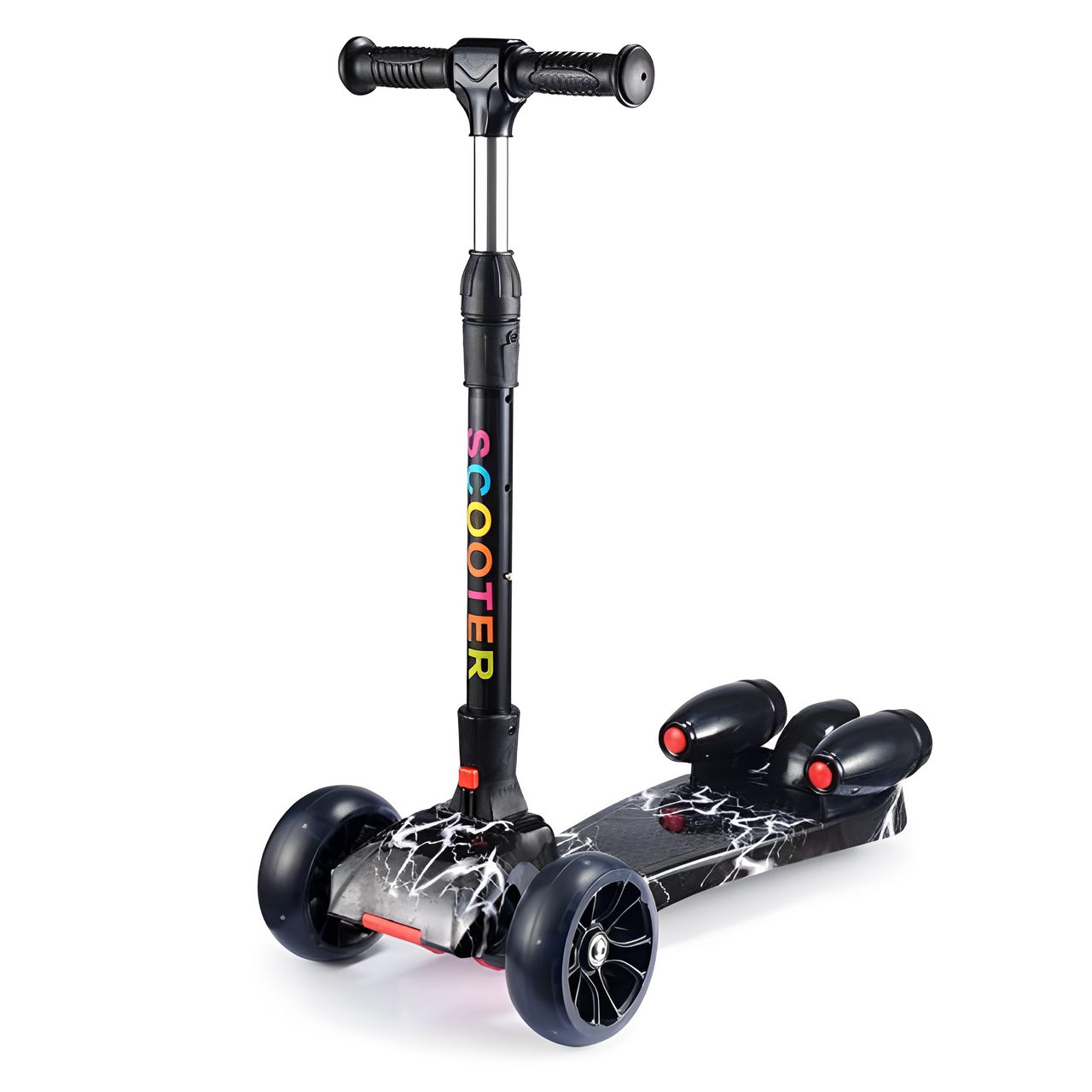 Patineta Scooter Con Humo Para Niños Bluetooth Luces Led