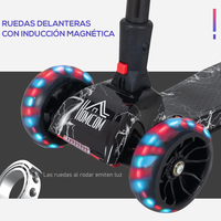 Thumbnail for Patineta Scooter Con Humo Para Niños Bluetooth Luces Led