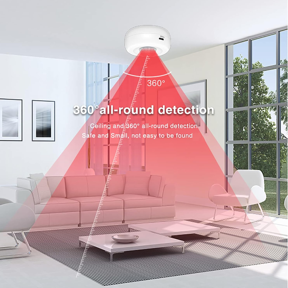 Sensor Movimiento Inteligente Compatible Alexa Tuya Smart Digital