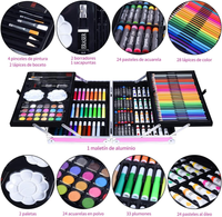 Thumbnail for Set De Artes Profesional Para Niños Kit De Pintura 145 Pcs