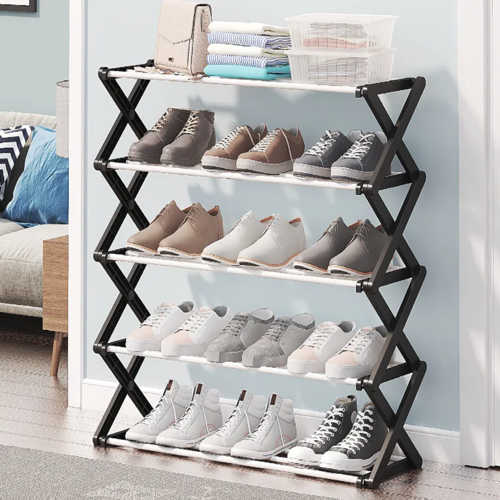 Zapatero Organizador 10 Pares Desarmable X-shaped Rack