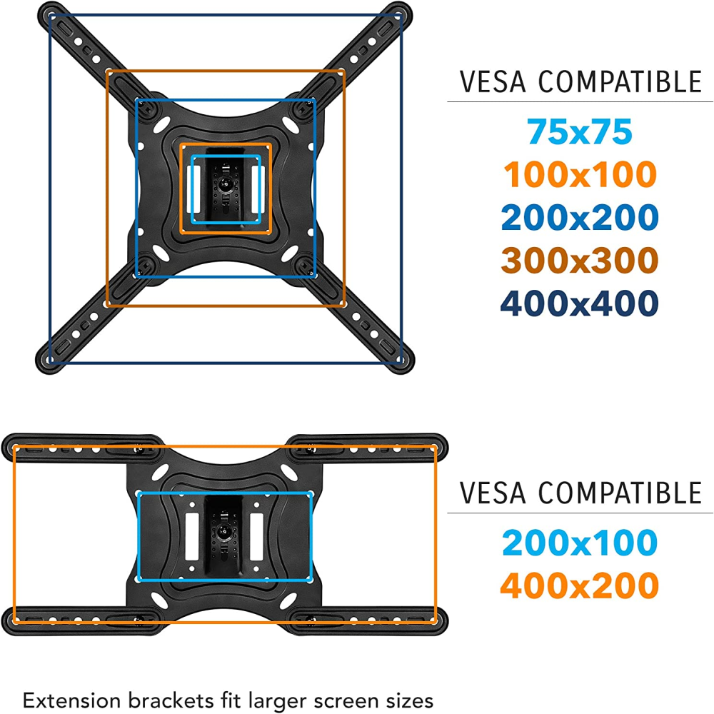 Soporte De Pared Movible Para Tv De 32 A 55 Pulgadas An400