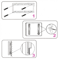 Thumbnail for Soporte De Pared Fijo Con Inclinacion Para Tv 14 55 Pulgadas