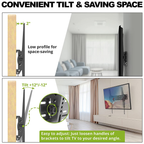 Soporte De Pared Fijo Con Inclinacion Para Tv 14 55 Pulgadas