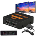 Splitter Hdmi 1 X 2 Alta Definición 1920x108p/3d /4k