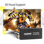 Splitter Hdmi 1 X 4 Alta Definición 1920x108p/3d /4k