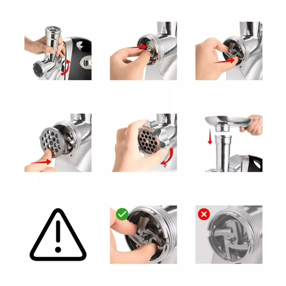 Super Molino Eléctrico Picador De Carne 3000w Renahouse Vmg