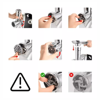 Thumbnail for Super Molino Eléctrico Picador De Carne 3000w Renahouse Vmg