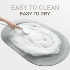 Tapete Absorbente Antideslizante Baño Living Simple 58c Seguridad