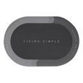 Tapete Absorbente Antideslizante Baño Living Simple 58c Seguridad