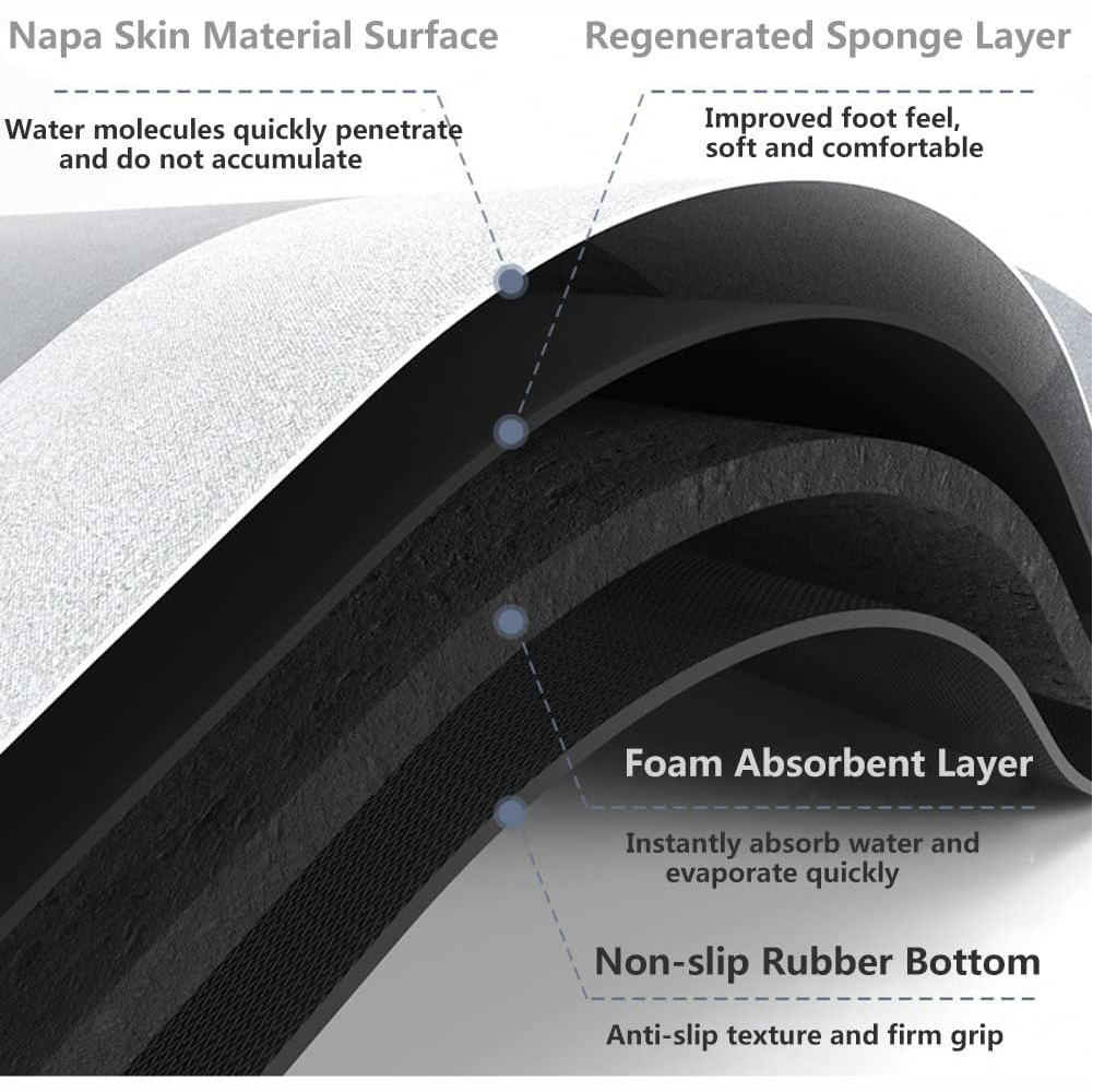 🏡🌟Alfombras Tapetes Absorbentes Antideslizantes X2 Grandes🧼💦