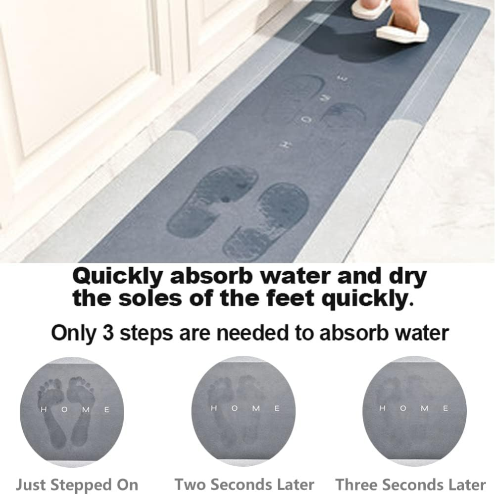 🏡🌟Alfombras Tapetes Absorbentes Antideslizantes X2 Grandes🧼💦