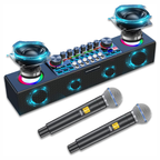 Altavoz Inalámbrico Karaoke Con Tarjeta De Sonido Microfono