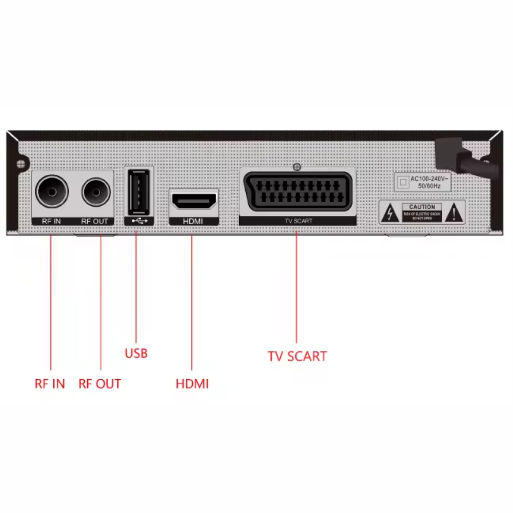 Decodificador Tdt Digital Hdmi Rca Usb Con Control Remoto