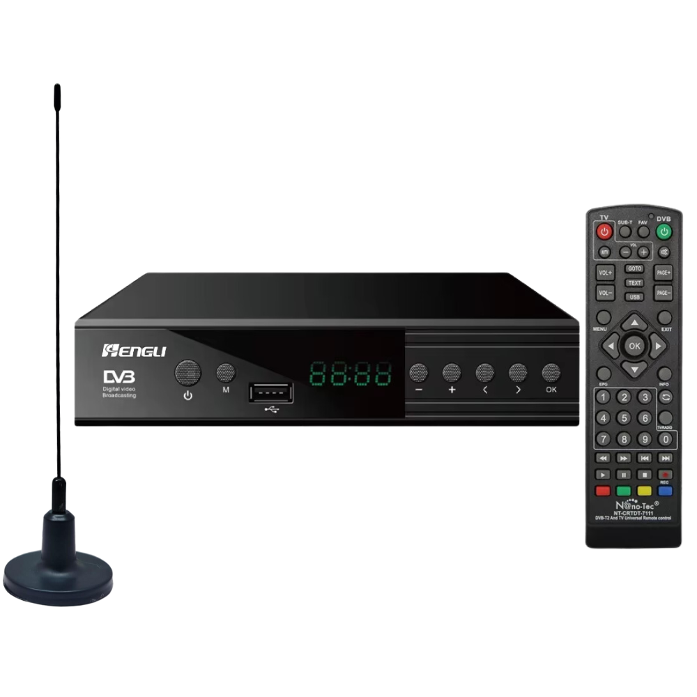 Decodificador Tdt Digital Hdmi Rca Usb Con Control Remoto