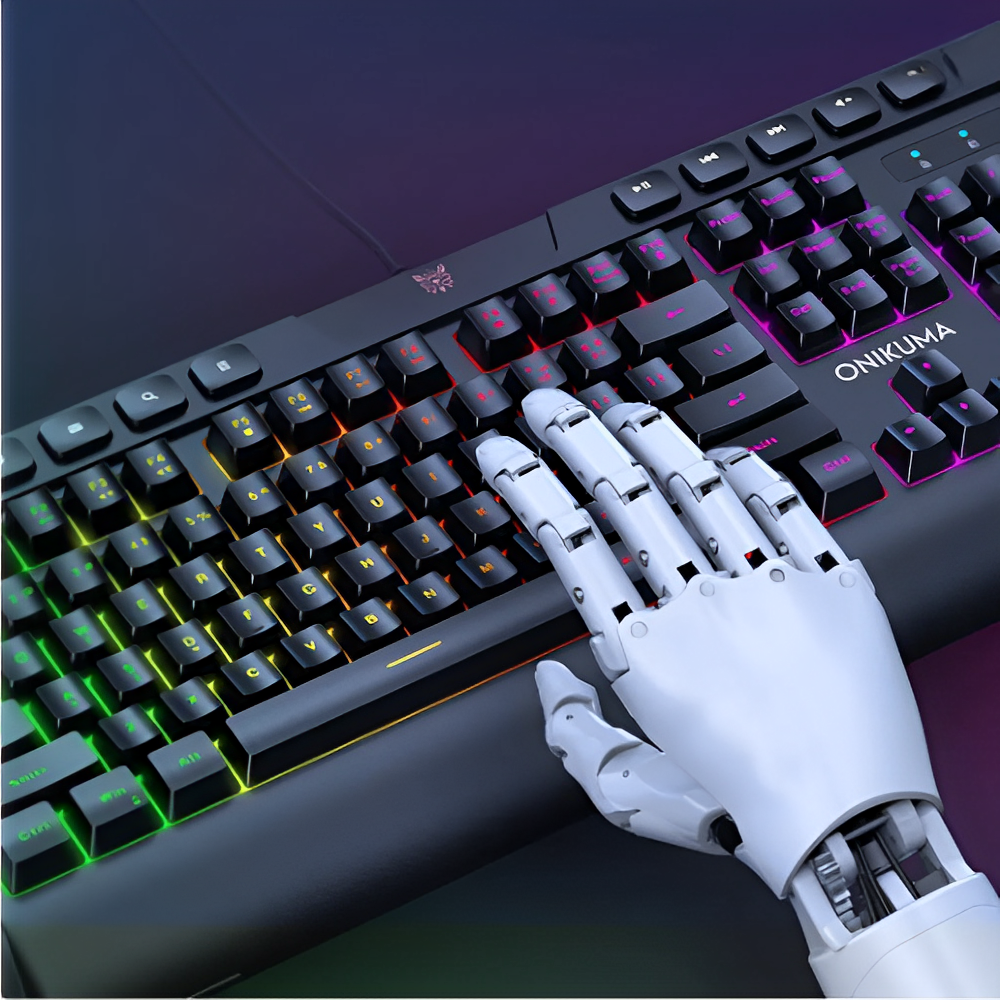 Combo Teclado Gaming Onikuma G21 Con Luces Led Original