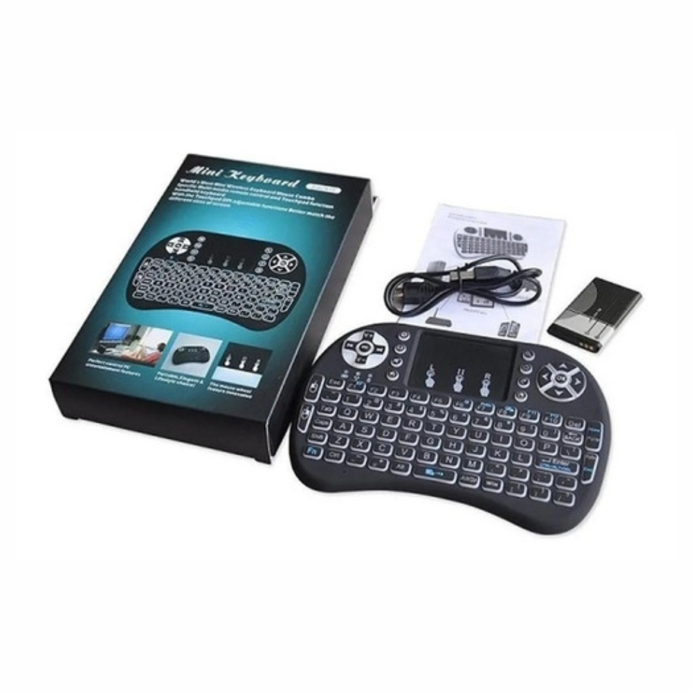 🎮🖥️Mini Teclado Keyboard Led Para Tv Box Smart Tv 🎯✨