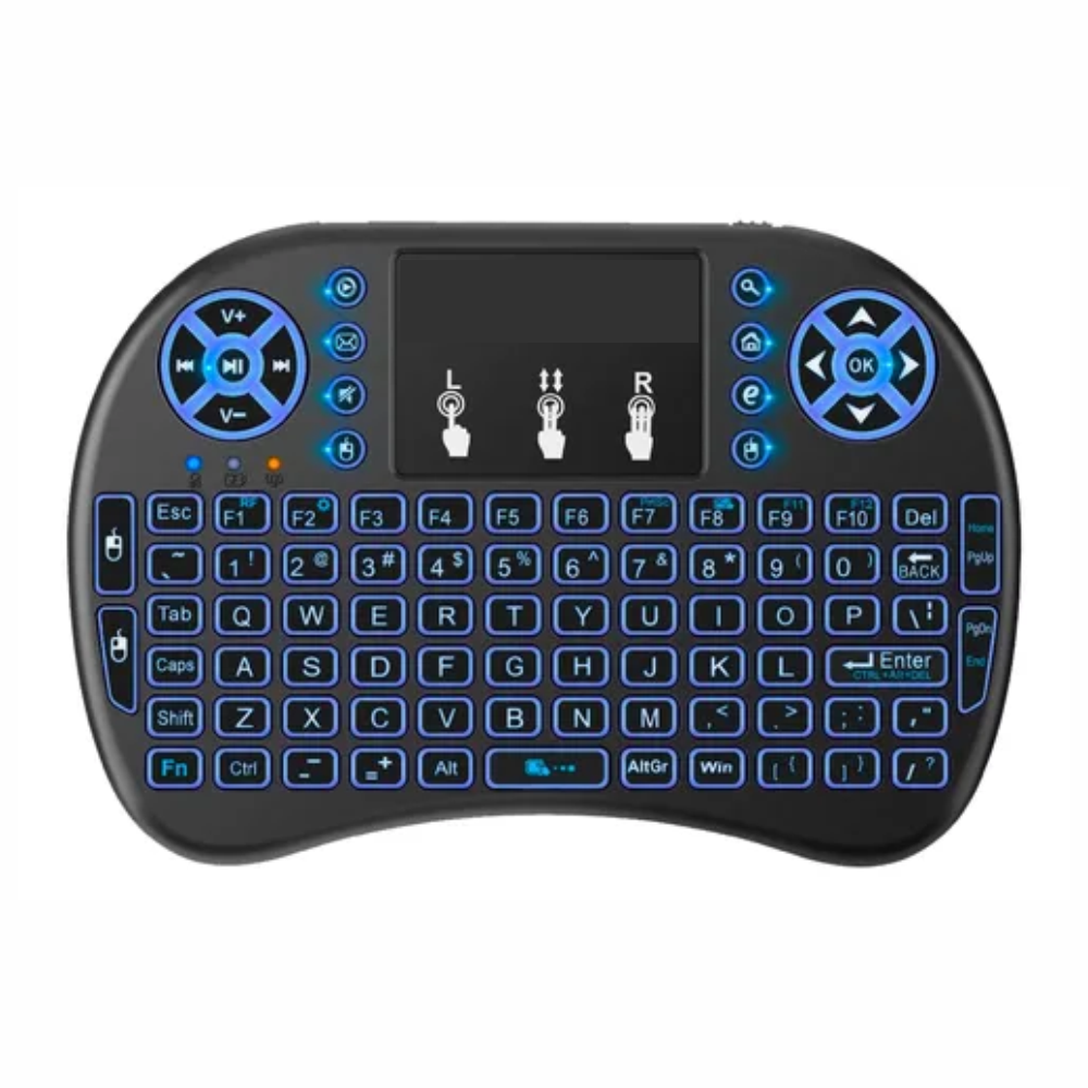 🎮🖥️Mini Teclado Keyboard Led Para Tv Box Smart Tv 🎯✨