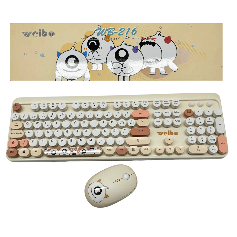 Como Teclado Weibo Animado Mecanico Tecla Cambiable Wb216
