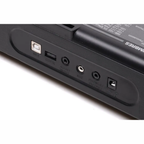 piano organeta Teclado Musical 61 Teclas Mk-2115 Iluminadas Con Atril Pedal