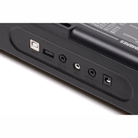 Thumbnail for piano organeta Teclado Musical 61 Teclas Mk-2115 Iluminadas Con Atril Pedal