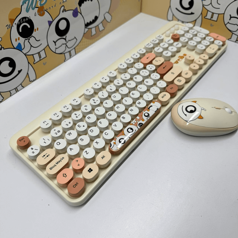 Como Teclado Weibo Animado Mecanico Tecla Cambiable Wb216