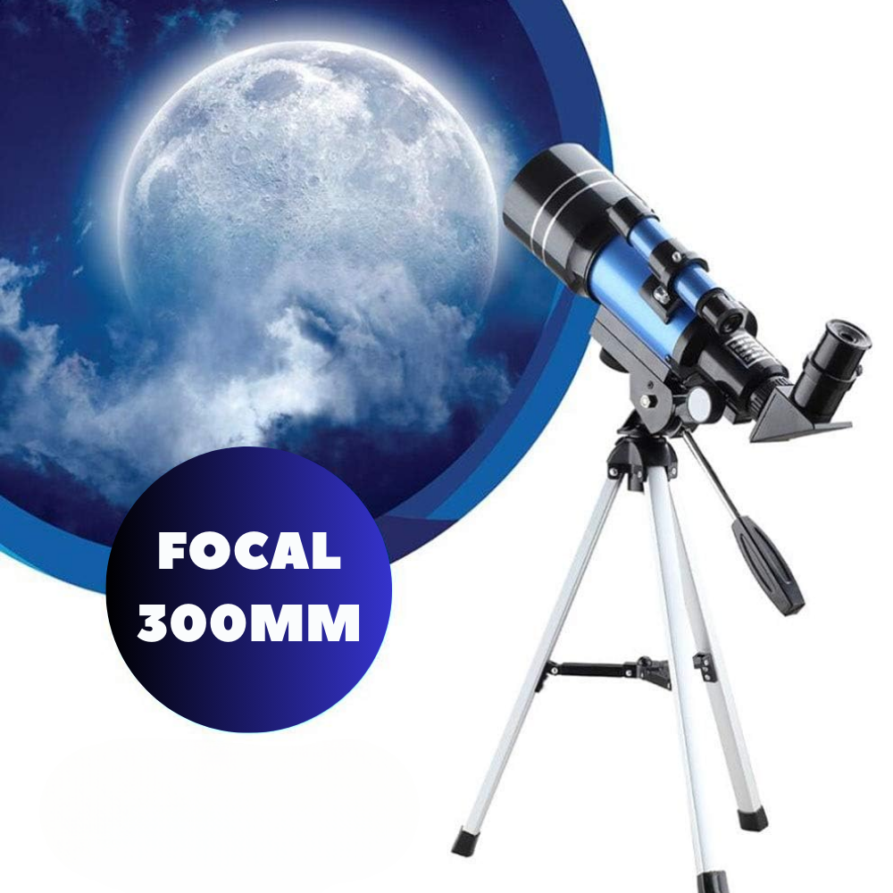 Telescopio Astronómico Monocular M70300 Accesorios Y Trípode