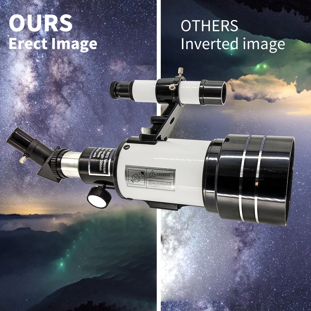 Telescopio Astronómico Monocular M70300 Accesorios Y Trípode