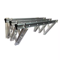 🧺Tendedero De Ropa Metalico Retractil 3 Tubos 1 Metro Ancho 🌞