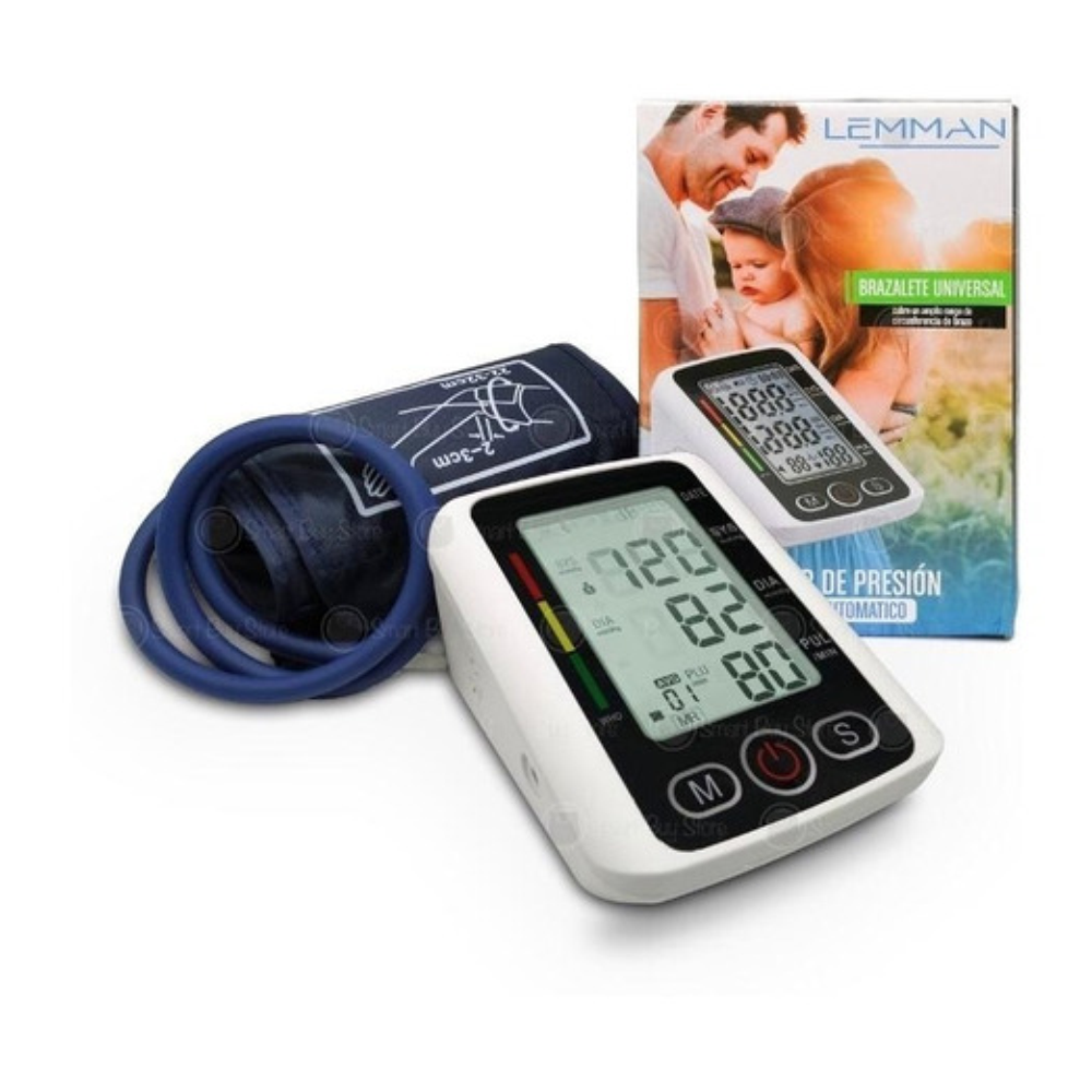 Tensiómetro Digital Brazo Presión Arteril Lemman + Estuche