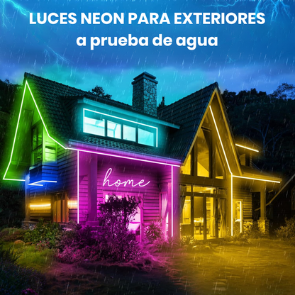🌈Cinta Luz Neon Rgb Led Manguera 5 Metros Micrófono Rítmica🌈
