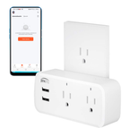 Toma Corriente Inteligente Alexa Interruptor Dual Puerto Usb