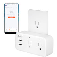 Thumbnail for Toma Corriente Inteligente Alexa Interruptor Dual Puerto Usb