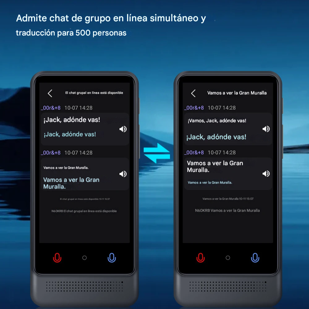 🧠Traductor Idiomas Inteligente Tiempo Real 137 Idiomas Wifi M12 📱