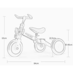 Triciclo Bicicleta Para Niños Ajustable Premium 3 En 1 Good