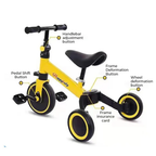 Triciclo Bicicleta Niños Ajustable Paseador 4 En 1 Multifuncional