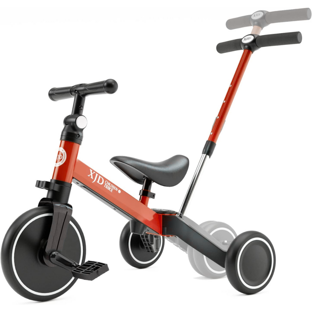 Triciclo Bicicleta Niños Ajustable Paseador 4 En 1 Multifuncional