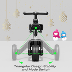 Triciclo Bicicleta Niños Ajustable Paseador 4 En 1 Multifuncional