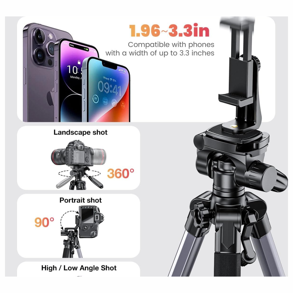 Tripode Para Celular Y Cámaras De Video Profesional T-3512a