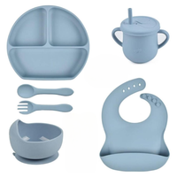 Thumbnail for Juego De Vajilla Para Bebes Con Antideslizantes En Silicona