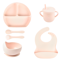 Thumbnail for Juego De Vajilla Para Bebes Con Antideslizantes En Silicona