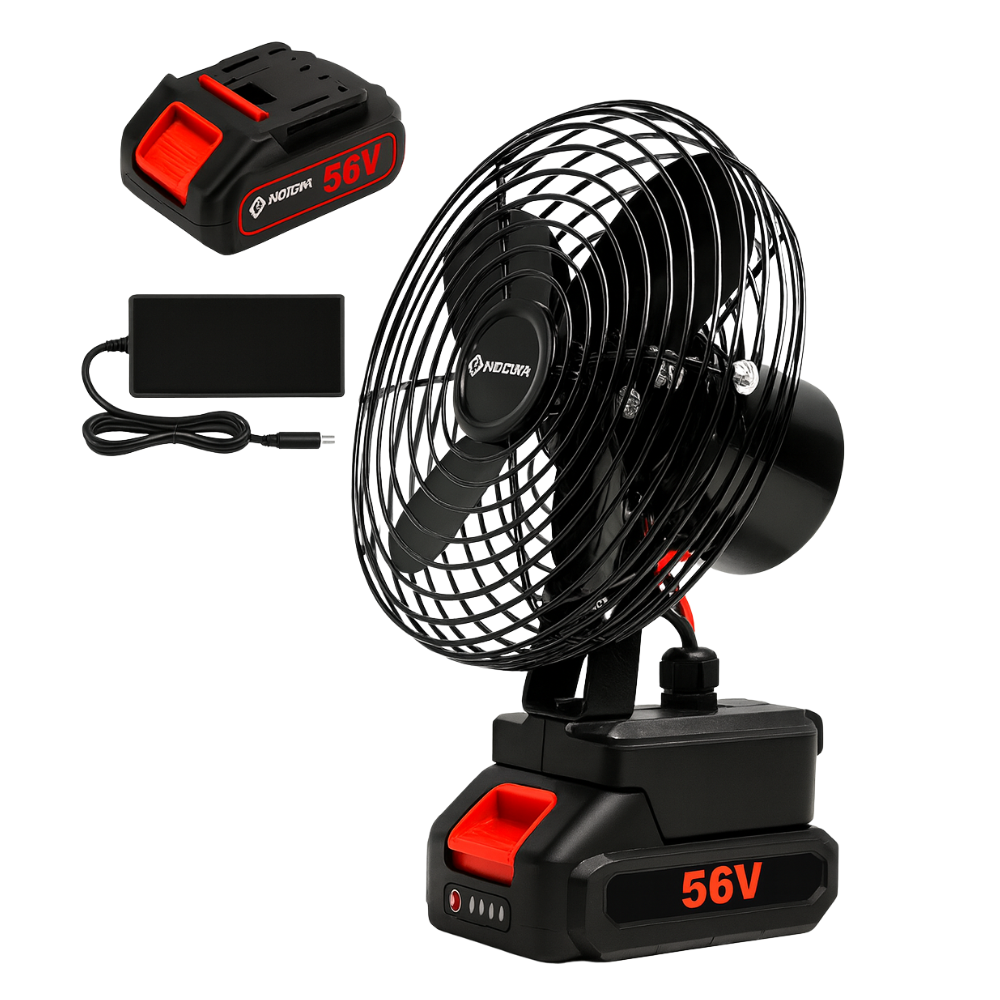 Aire Ventilador Abanico Doble Bateria Inalambrico 56v